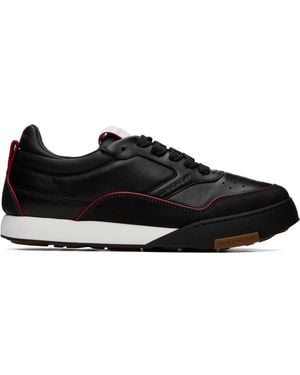 Givenchy Baskets Yard Noires En Cuir À Logos