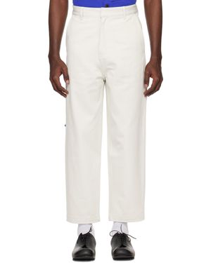 Adererror Significant Patch Pants - White