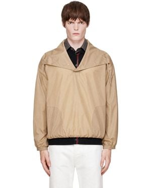 Marni Nylon Funnel Neck Jacket - Natural