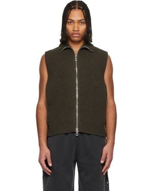 Jean Paul Gaultier Turtleneck Sweater Vest - Black