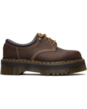 Dr. Martens 8053 Arc Crazy Horse Leather Platform Casual Derbys - Black