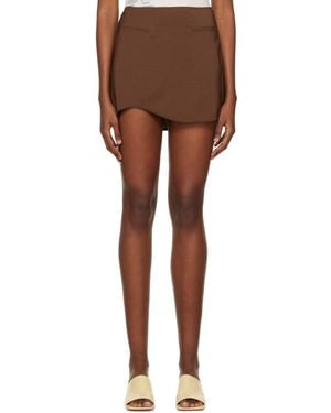 Anna October Anais Miniskirt - Brown