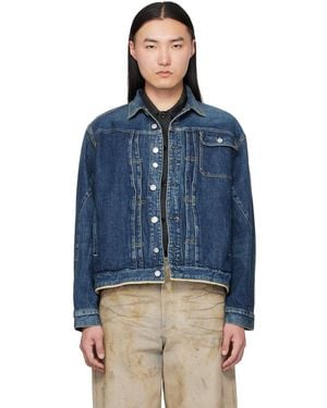 Undercover Uc1F4204-1 Denim Jacket - Blue