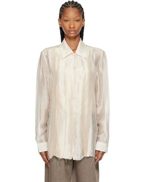 Our Legacy Off- Tuxedo Every Shirt - Natural