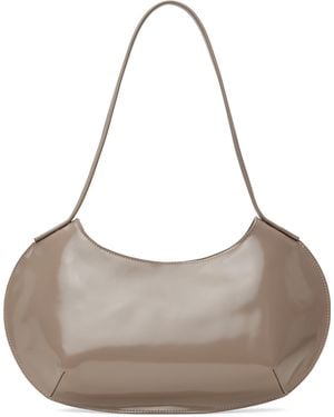 BY FAR Taupe Horner Bag - Gray