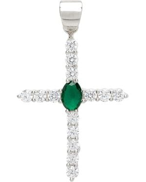 Veert 'The Small Cross' Pendant - Green