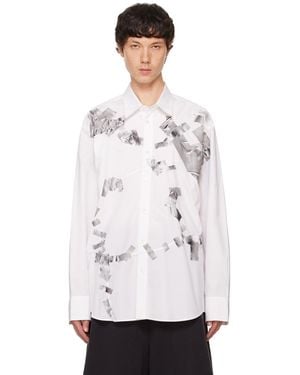 Doublet Gaffer Tape Repair Shirt - White