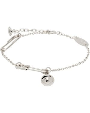 Vivienne Westwood Safety Pin Bracelet - Black