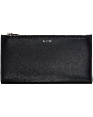 The Row Multi Zipped Wallet - Black