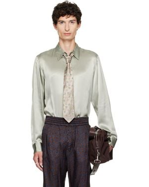 Dries Van Noten Silk Shirt - Grey
