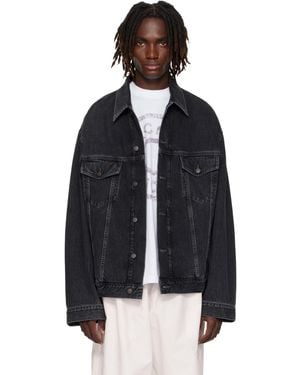 Acne Studios Relaxed-Fit Denim Jacket - Black