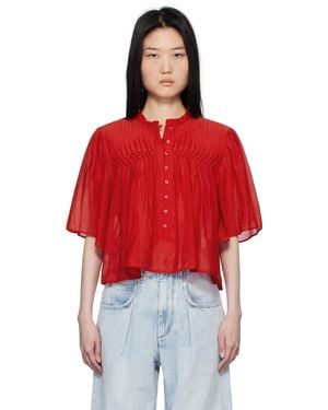 Isabel Marant レッド Destiny ブラウス