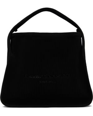 Alexander Wang ブラック ラージ Ryan リブニット バッグ