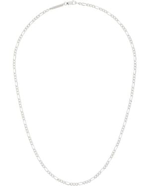Tom Wood Bo Chain Slim Necklace - White