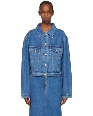 Magda Butrym Classic Denim Jacket - Blue
