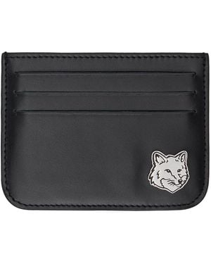 Maison Kitsuné フォックスヘッド カードケース - ブラック