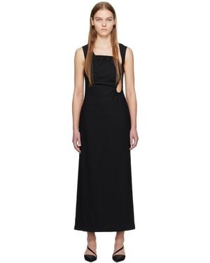 Wynn Hamlyn Ella Midi Dress - Black