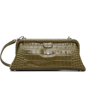 Vivienne Westwood Khaki Jane Frame Bag - Green