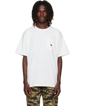 Needles Poly Jersey S/S Crew Neck T-Shirt - White
