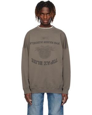 MM6 by Maison Martin Margiela トープ 'Topaz' スウェットシャツ - マルチカラー