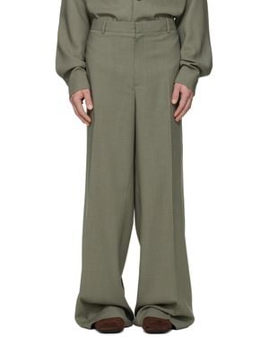Calvin Klein Taupe Eric Pants - Green