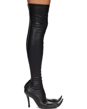 Balenciaga Poulaine Tall Boots - Black