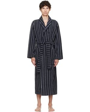 Tekla Terry Classic Bathrobe - Blue