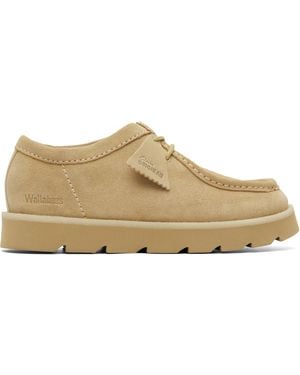 Clarks Meare Wallabee Derbys - Natural