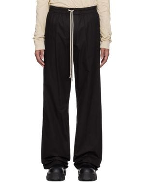 Rick Owens Temple Dietrich Drawstring Trousers - Black
