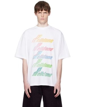 we11done Multi Logo T-Shirt - White