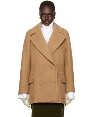 Dries Van Noten Short Round Coat in Gray | Lyst