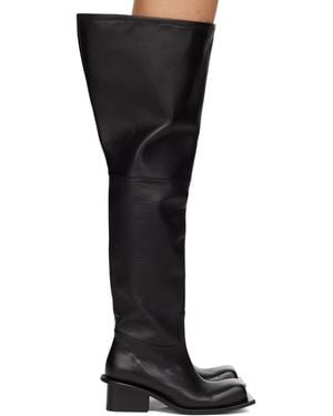 FIDAN NOVRUZOVA Equestrian Fisherman Boots - Black