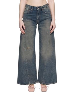 MM6 by Maison Margiela Distressed Jeans - Blue