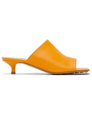 Bottega Veneta Stretch Heeled Sandals - Black