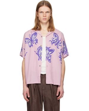 Needles Kae Tanaka Edition S/S One-Up Shirt - Pink