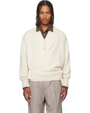 Lemaire Wrap Cardigan - Natural