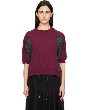 Undercover Burgundy Up1F1807-2 Jumper - Red
