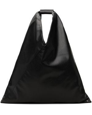 MM6 by Maison Margiela Classic Triangle Tote - Black