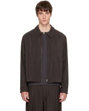 Lemaire Light Zipped Blouson Jacket - Black