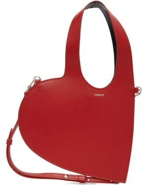 Coperni Crossbody Baby Heart Tote Bag - Red