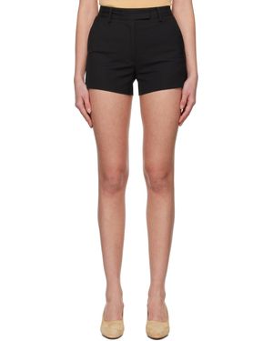 NOTHING WRITTEN Short Chino Court Noir En Coton