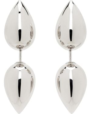 Burberry Spear Stud Earrings - White