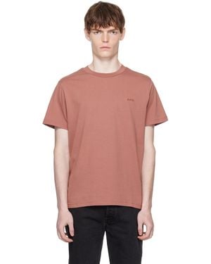 A.P.C. Standard 'Apc' Brodé T-Shirt - Multicolour