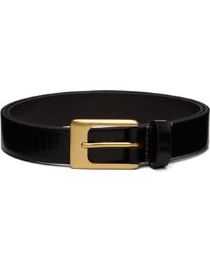 Lemaire Rail 25 Mm Belt - Black