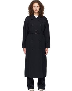 A.P.C. Belted Trench Coat - Black