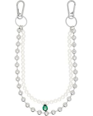 Veert 'The Ball Pearl Wallet' Keychain - White