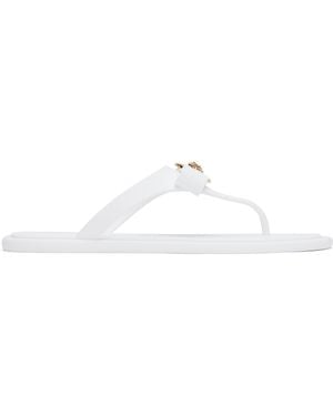 Versace Gianni Ribbon Flip-Flops - Black