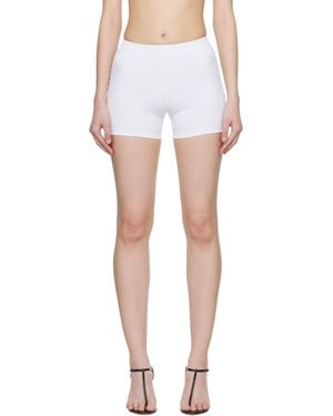 Vetements ホワイト Push-Up Yoga ショートパンツ