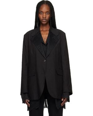 Our Legacy Drip Reversible Blazer - Black