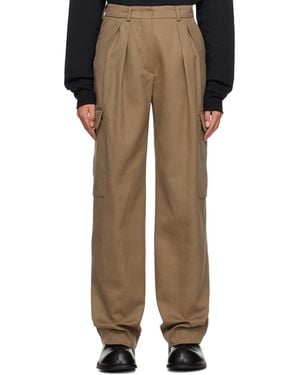 Sportmax Beige Barnaba Trousers - Natural